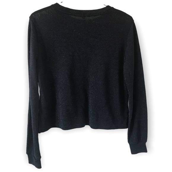 3/$15 Divided dark blue sparkle long sleeve top - Picture 2 of 9